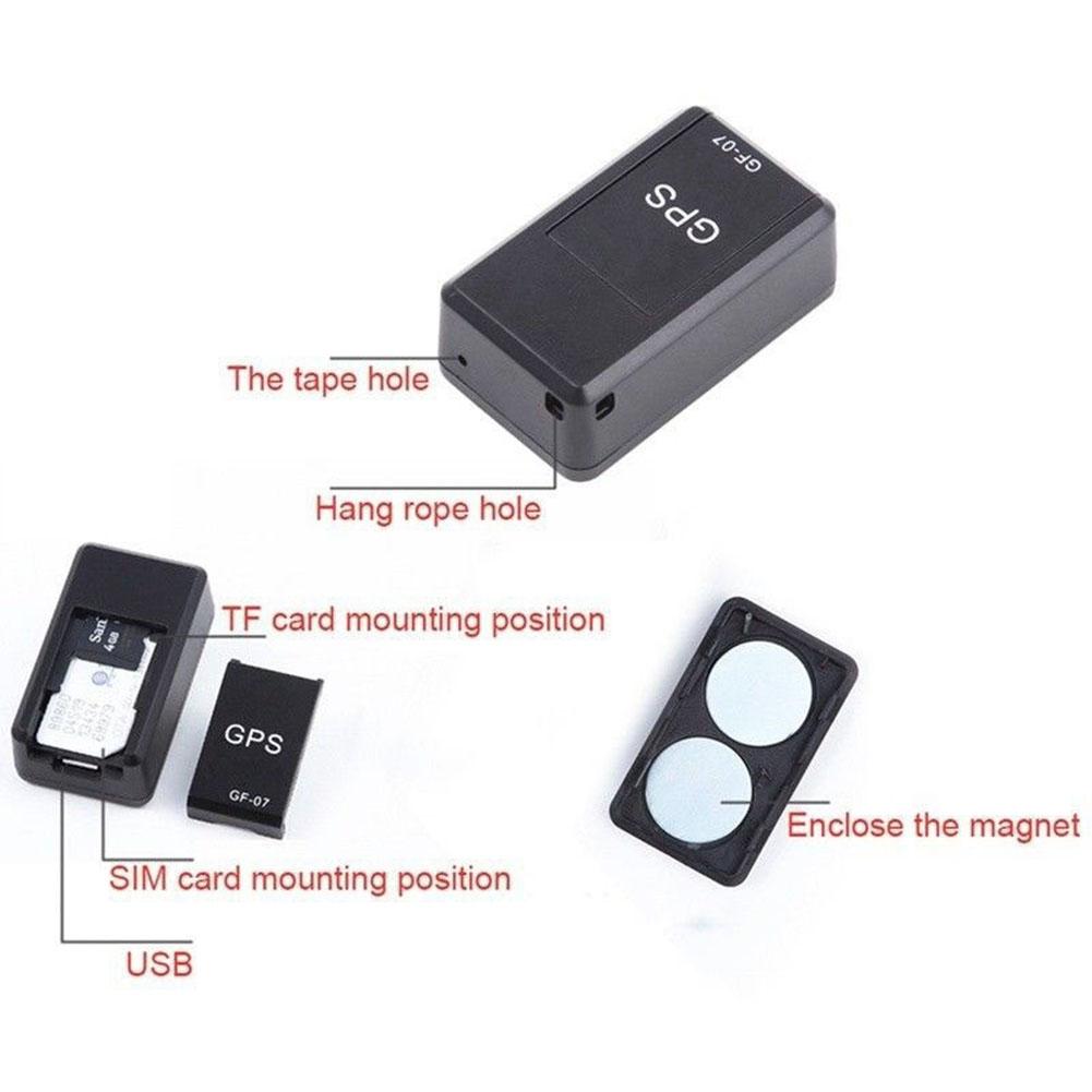 Car Tracker Magnetic Mini Car Tracker GPS Real Time Tracking Locator Device Recordable Anti-lost Rechargeable Locator DropShip