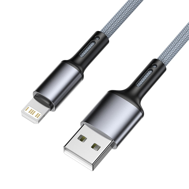 3A Fast Charging USB Charger Cable For iPhone 13 12 11 Pro X XR XS Max 6s 7 8 Plus 5s SE 2020 iPad Origin Data Cord Long Line 3m