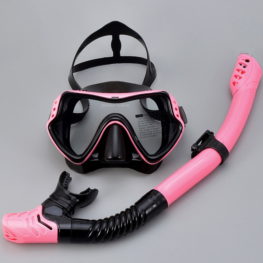 JoyMaySun Professional Scuba Diving Masks Snorkeling Set Adult Silicone Skirt Anti-Fog Goggles Glasses Swimming Pool Equipment