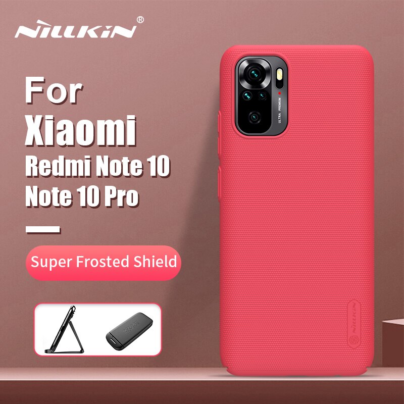 NILLKIN For Xiaomi Redmi Note 10/10 Pro Case CamShield Camera Protect Privacy Back Case For Redmi Note 10 Pro Max Cover For 10S