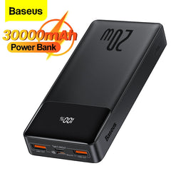 Baseus 30000mAh Power Bank 20W Portable Charging External Battery Charger Pack 30000 mAh Powerbank For iPhone Xiaomi PoverBank