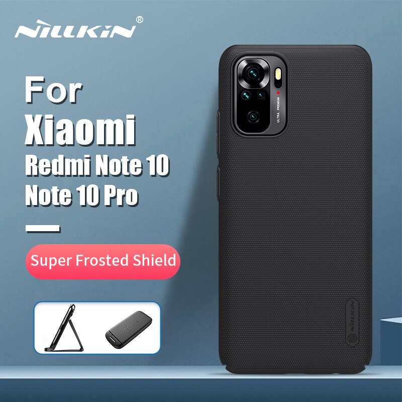 NILLKIN For Xiaomi Redmi Note 10/10 Pro Case CamShield Camera Protect Privacy Back Case For Redmi Note 10 Pro Max Cover For 10S