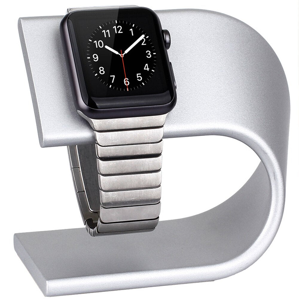 Metal Aluminum Charger Stand Holder for Apple Watch Bracket Charging Cradle Stand smartwatch Charger Dock Station apple watch 7
