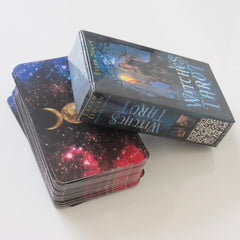 new Tarot deck oracles cards mysterious divination witches tarot cards for women girls cards game board game