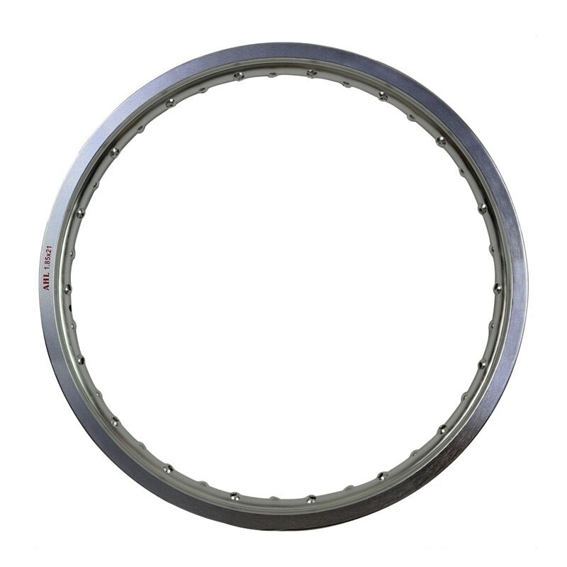 6061 Aviation aluminum 1.85x21 36 Spoke Motorcycle Rims wheel circle Hole 185x21 1.85 21 high strength Black Silver