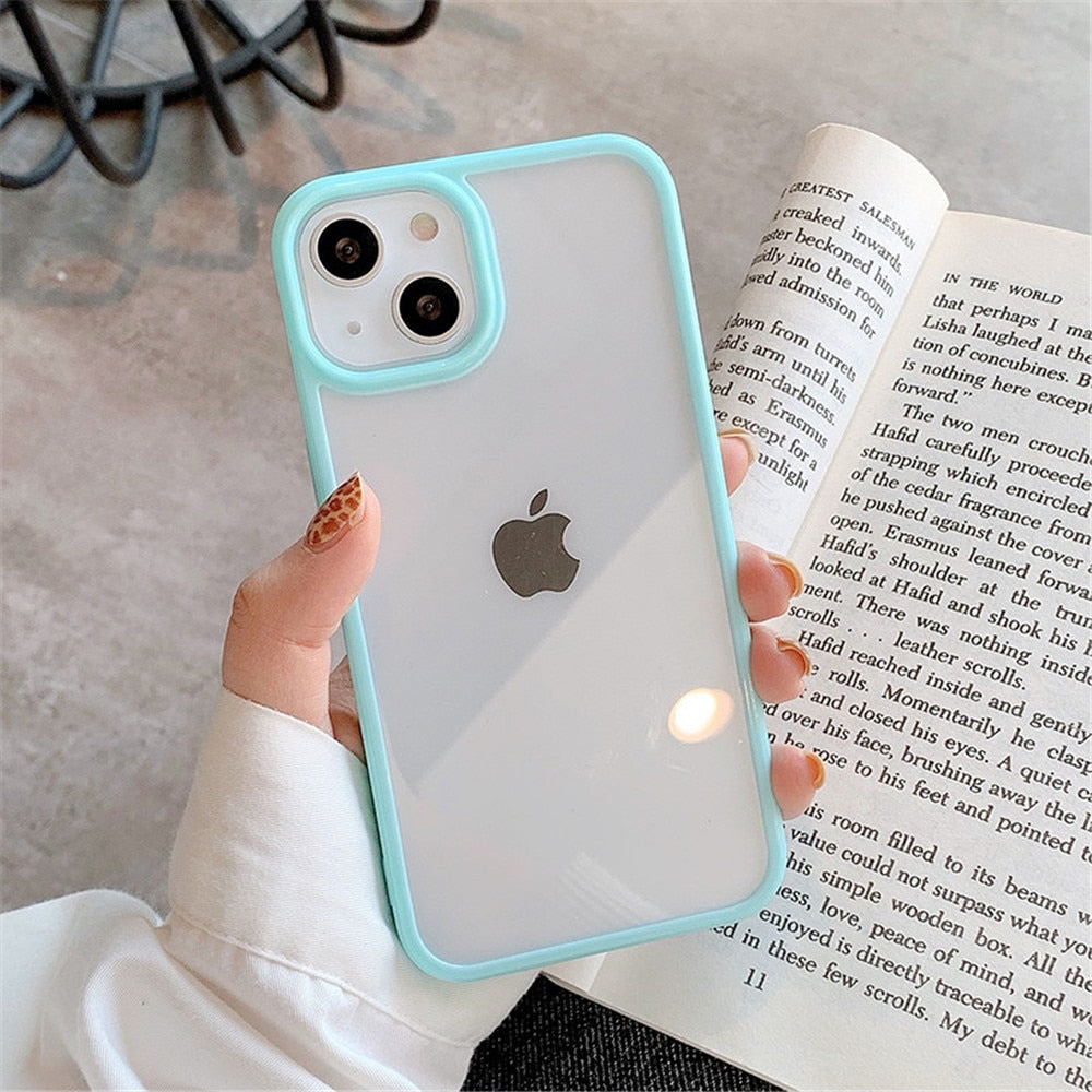 Shockproof Transparent Silicone Case Cover For iPhone 12 13 11 14