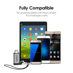 Ugreen Mobile Phone Adapter Micro USB to USB C Adapter Microusb Connector Xiaomi Redmi Oppo Vivo USB Type C Adapter Converters