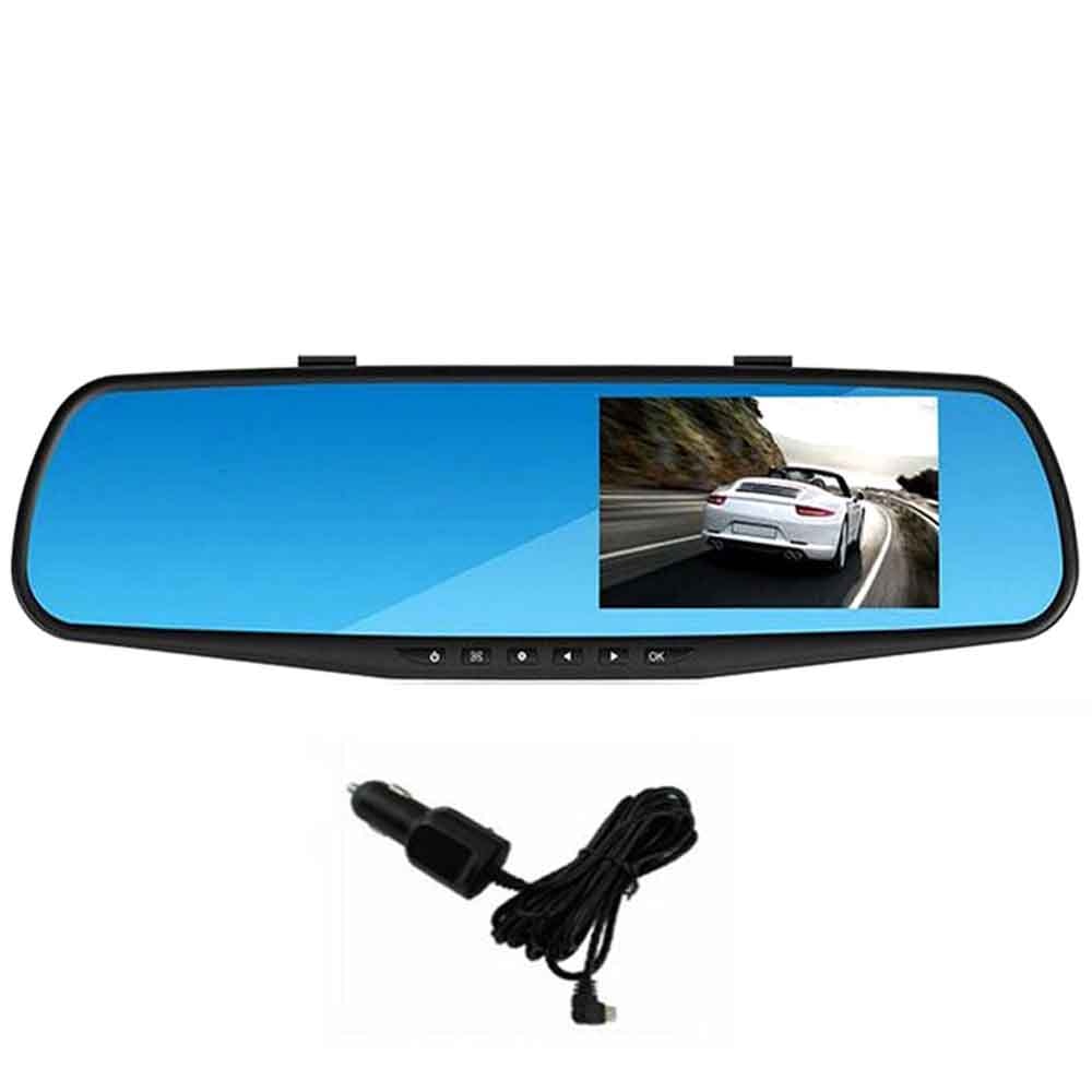ADDKEY Full HD 1080P Car Dvr Camera Auto 4.5 Inch Rearview Mirror Dash Digital Video Recorder Dual Lens Registratory Camcorder