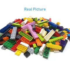 200pcs DIY Building Blocks Thin Figures Bricks 1x2 Dots 12Color Educational Creative Size Compatible With 3023 Toys for Children