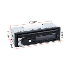 Podofo JSD-520 Car Radio In Dash 1 Din Tape Recorder MP3 Player FM Audio Stereo USB/SD AUX Input ISO Port Bluetooth Autoradio
