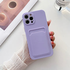 LVOEST Phone Case For iphone 11 12 13 pro max XR x xs max 7 8 plus se 2020 12 mini 14 pro Soft Silicone Wallet Card Holder cover
