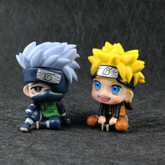 9cm Naruto Figures Anime Figure Uzumaki NARUTO Kakashi Action Figurine Q Version PVC Decoration Collection Boys Toy for kid Gift