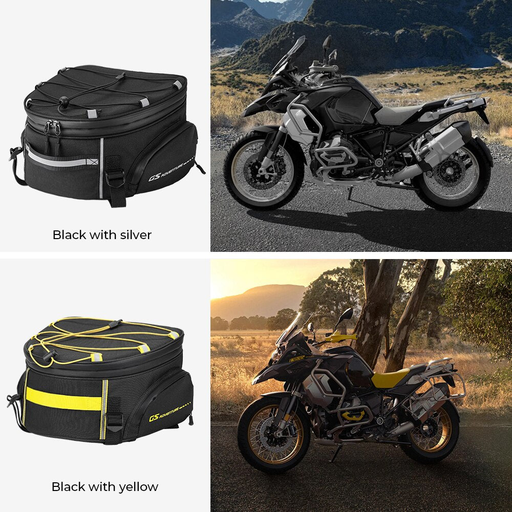  KEMIMOTO Motorcycle Dry Bag 50L Motorcycle Duffel Bag  Waterproof Bag With Mounting Straps and Outside Pockets Motorcycle Luggage  Bag Motorcycle Gear Bag Tail Bag Motorcycle Accessories : Automotive