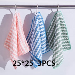 6PCS/3PCS 30*40CM Cleaning Cloths Oil Free Dishwashing Towel Kitchen Cleaning Rag Microfiber Towels Cleaning Micro Fiber Wipe