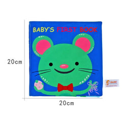 Kidsbooks Baby Early Learning Tearing Tail Cloth Book Parent-child Interactive Sound Paper Puzzle Cloth Book Toy
