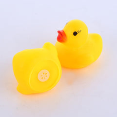 10pcs/lot Cute Baby Kids Squeaky Rubber Ducks