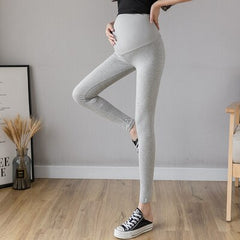 5646# Summer Thin Cotton Maternity Legging Yoga Sports Casual Skinny Pants Clothes for Pregnant Women High Waist Belly Pregnancy