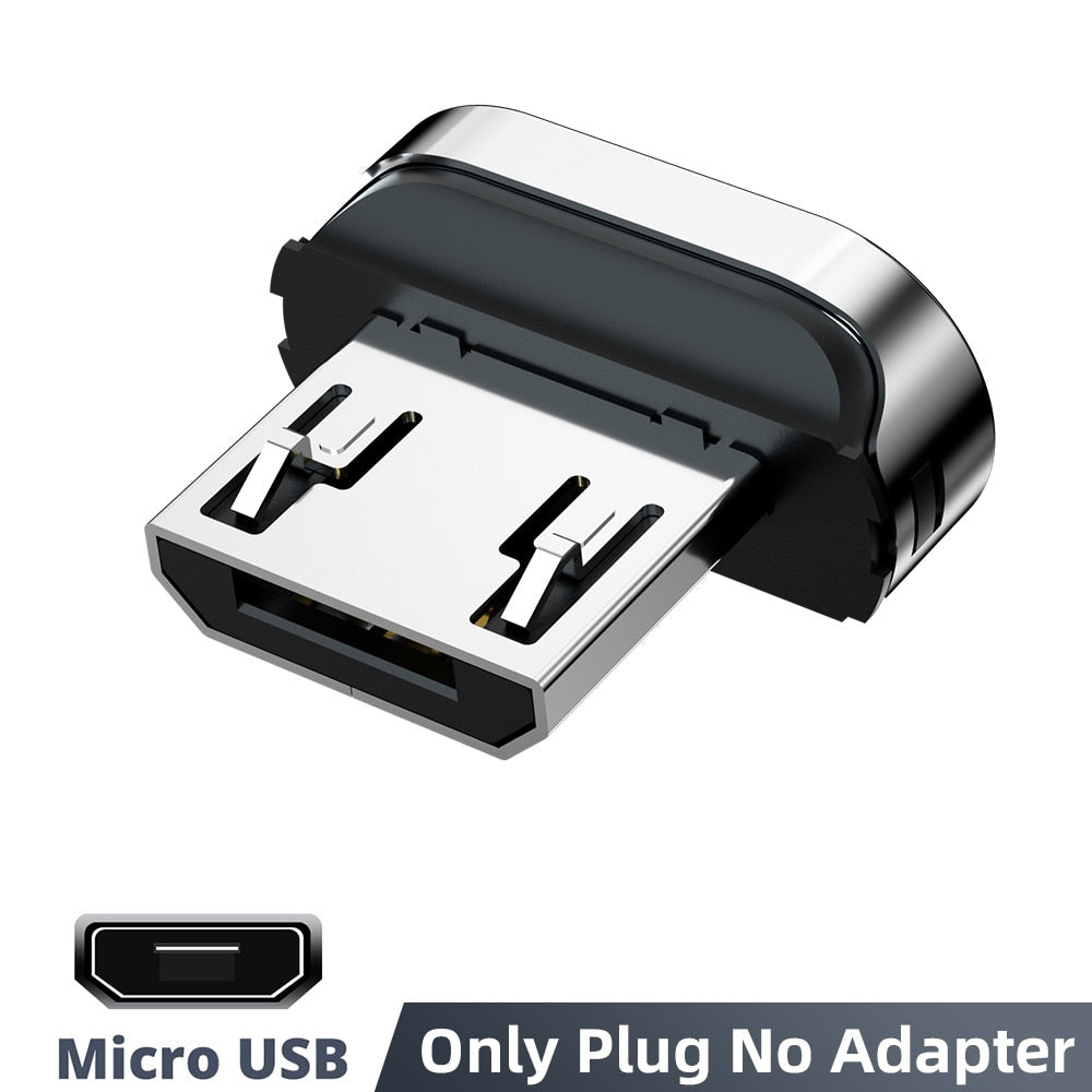 Type C Micro USB Convert Magnetic Adapter USB Cable Magnetic Charger Connector Usbc 3 in 1 Charging Converter For iPhone Samsung