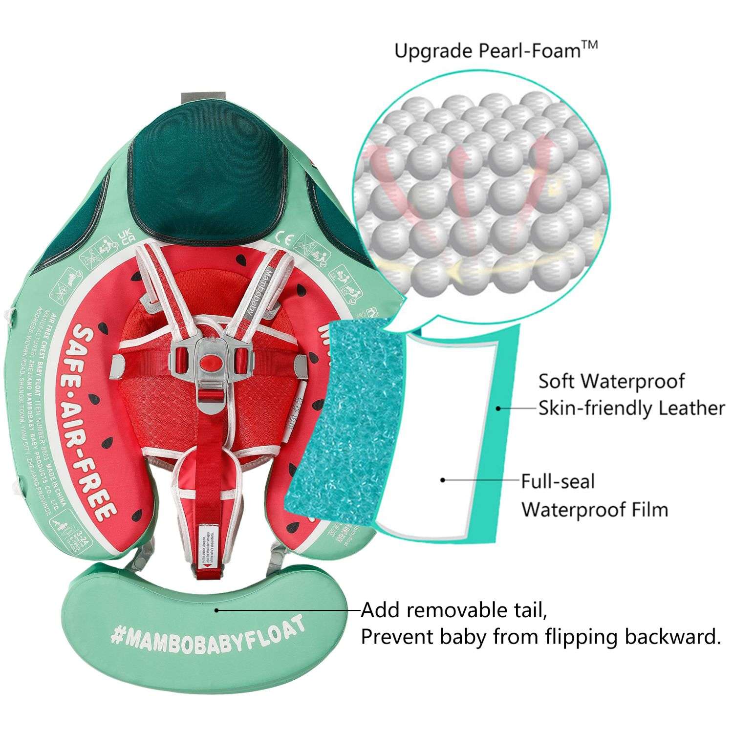 Heccei FoamCore™ Fruit Series Baby Float - Watermelon