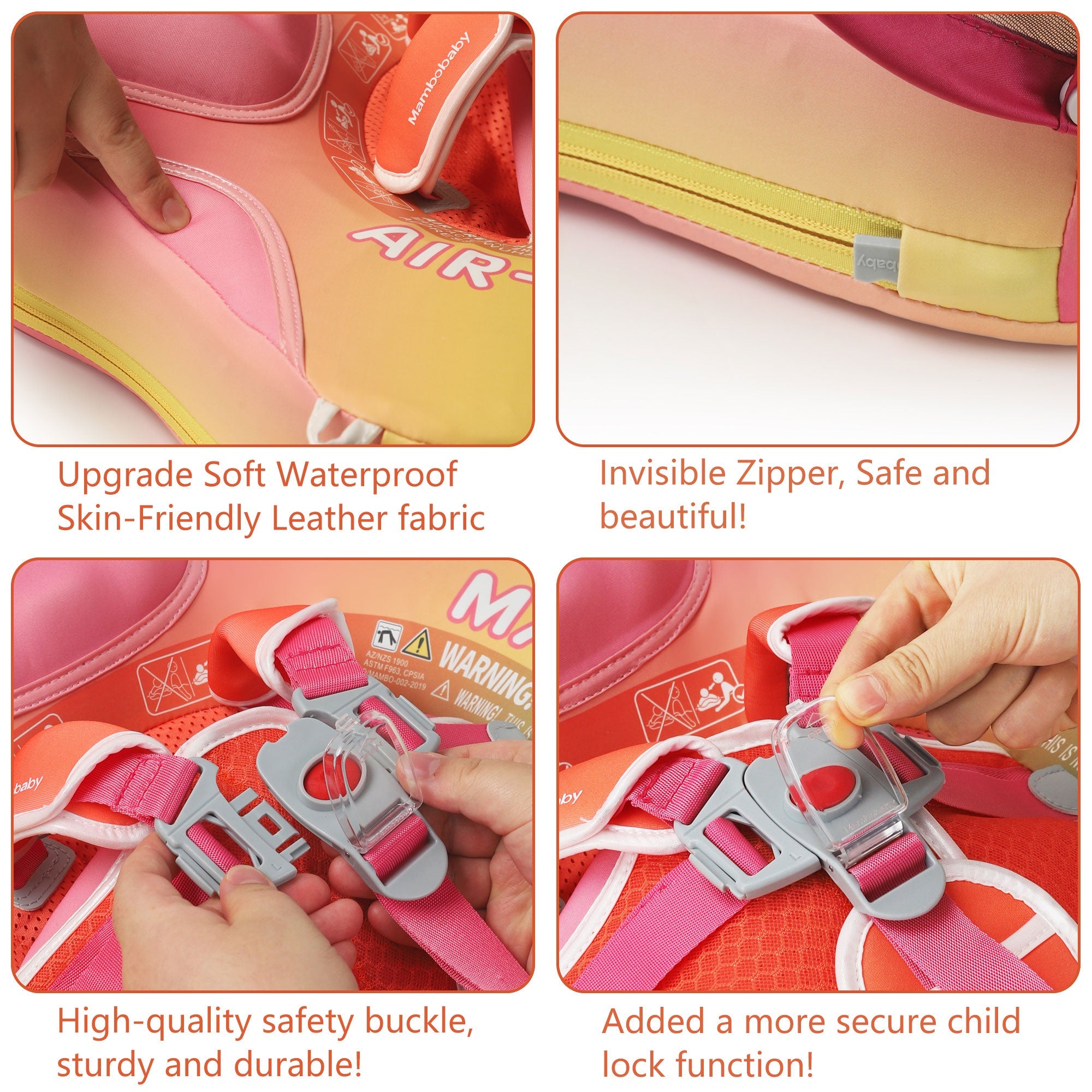 Heccei FoamCore™ Waterproof Deluxe Baby Float Gradient