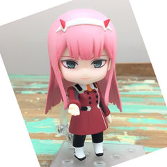 10CM DARLING in the FRANXX Figure Toy Zero Two 02 PVC EXQ Ver Action Figures PVC Model Toys Anime Dolls Children