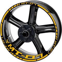 Reflective Motorcycle Mt07 Wheel Stickers Rim Decal Logo Set For Yamaha Mt 07 2020 2021