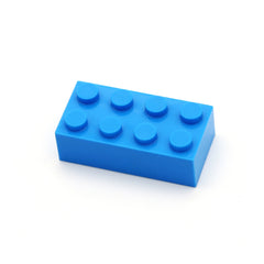 40pcs DIY Building Blocks Thick Figures Bricks 2x4 Dots Educational Creative Size Compatible With 3001 Plastic Toys for Children
