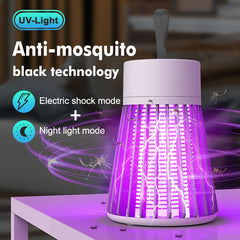 Newest USB Recharge Mosquito Killer Lamp Radiationless Mosquito Repellent Mute Electric Insect Trap Eliminator Indoor Lighting