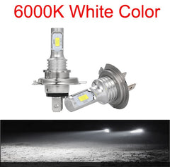 2Pcs 20000Lm H4 H7 LED Lamps Wireless H8 H11 Car Headlight Head Lights 9005 HB3 Headlamp For Automotive 12V 6000K Fog Light Blub