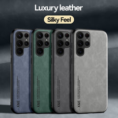 Magnetic Sheepskin Leather Case For Samsung Galaxy S22 Ultra S21 S20 FE Plus Note 20 A51 A71 A13 A73 A52s A52 A53 5G Soft Cover