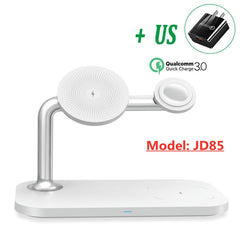 3 in 1 Magnetic Wireless Charger 30W Qi Fast Charging For iPhone 12 13 14 Pro Max Apple Watch Airpods Pro Charging Dock Station