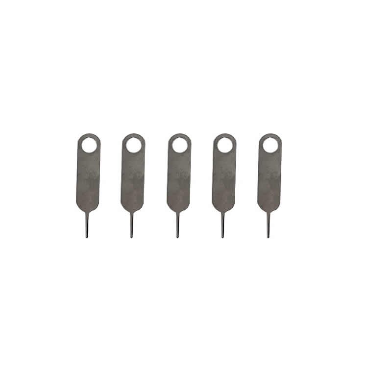 5pcs Mobile Phone Sim Card Remover Pin Needle Replacement Parts Tool Kit for iPhone Samsung Blackberry Xiaomi Oppo Huawei Repair