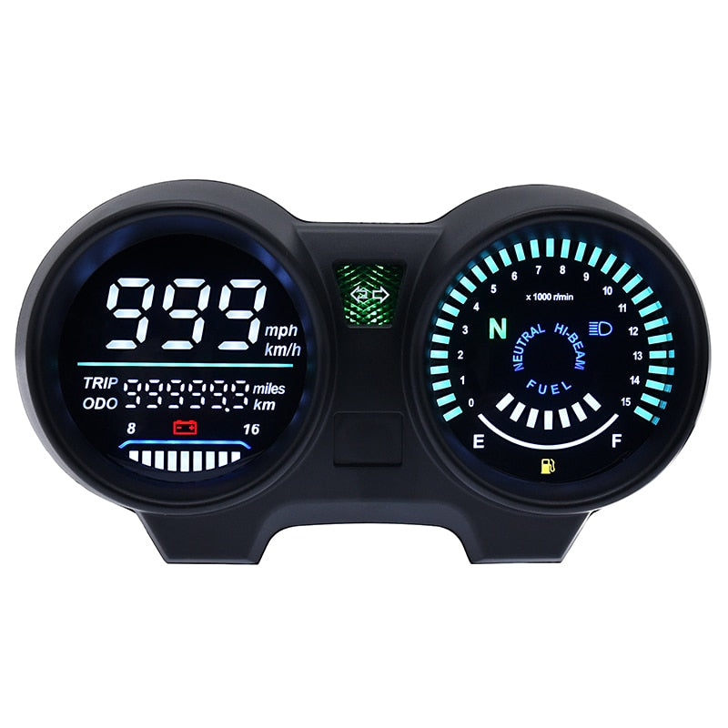 Newest Speedometer Digital Dashboard LED Electronics Motorcycle RPM Meter For Brazil TITAN 150 Honda CG150  Fan150 2010 2012
