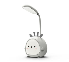 Portable LED Desk Lamp Foldable Light Cute Cartoon Desk Lamp USB Recharge LED Reading Light Eye Protective Colorful Night light