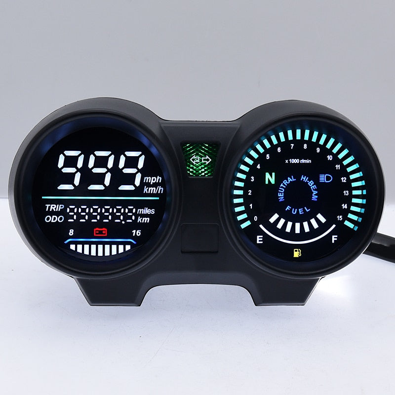 Newest Speedometer Digital Dashboard LED Electronics Motorcycle RPM Meter For Brazil TITAN 150 Honda CG150  Fan150 2010 2012