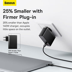 Baseus 140W GaN 5 Pro USB Type C Charger PD 3.1 QC Quick Charge 4.0 USBC Fast Charging Charger For MacBook Pro iPhone 14 Xiaomi