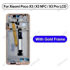 Original For Xiaomi POCO X3 Display LCD Touch Screen Digitizer For POCO X3 Pro NFC LCD Replacement Parts M2007J20CG Display