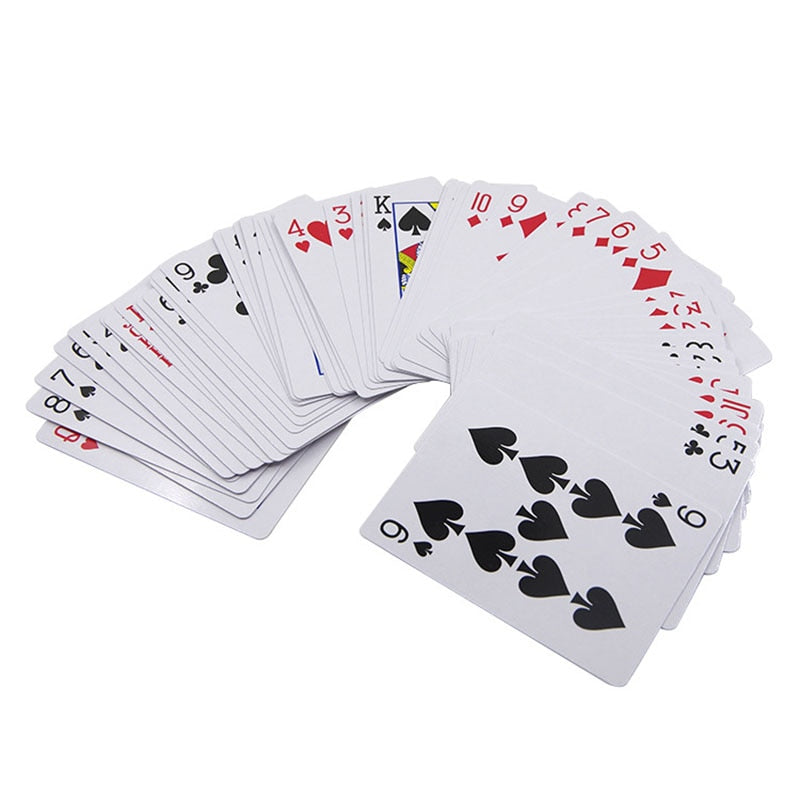 100% PVC New Pattern Plastic Waterproof Adult Playing Cards Game Poker Cards Board Games 58*88mm cards poker cards
