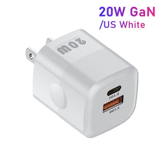 KUULAA USB C Charger 33W 20W GaN PD QC 3.0 Type C USB Charger Fast Charging For iPhone 14 13 12 11 Pro Max 7 8 Samsung iPad Air