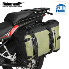 Rhinowalk Motorcycle Tail Bag 100%Waterproof Cycling Backpack 8L 15L 30L Motor Side Saddle Pack Travel Luggage Box Accessories