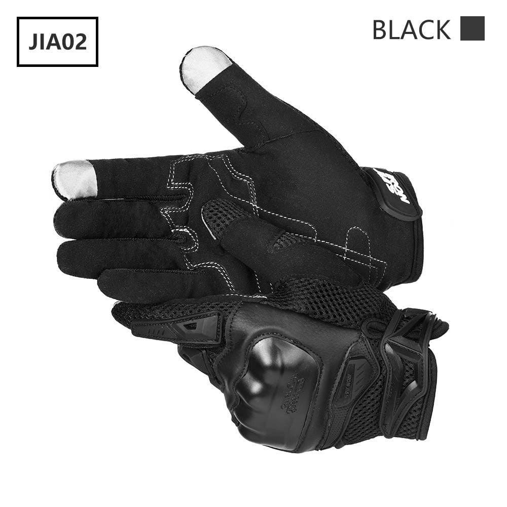 IRON JIA&#39;S Summer Motorcycle Gloves Men Touch Screen Breathable Moto Racing Riding Motorbike Protective Gear Motocross Gloves