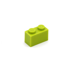 100pcs DIY Building Blocks Thick Figures Bricks 1x2Dots Educational Creative Size Compatible With 3004 Plastic Toys for Children