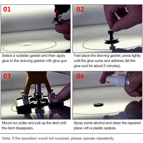 Car Dent Removal Dent Puller Auto Body Repair Tool Kits Car Body Denting Dent Remover Paintless Repair Tools Kit For Car Cars