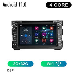 car intelligent system 2 din radio android 11 screen For Kia Ceed Venga 2010-2016 2DIN autoradio video players audio stereo
