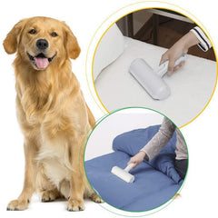 Pet Hair Remover Roller 2-Way Removing Dog Cat Hair From forniture Self-cleaning Lint Pet Hair Remover One Hand Operat