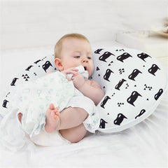 2Pcs/Set Baby Nursing Pillows Maternity Baby Breastfeeding Pillow Infant U-Shaped Newborn Cotton Feeding Waist Cushion