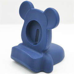 New Silicone Charger Stand For Apple Watch Serie 7 6 5 4 3 2 SE For Iwatch Cartoon Cute Bear Charging Desktop Holder Accessories