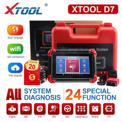 XTOOL D7 OBD2 Scanner Automotivo Car Diagnostic Tool Key Programmer Code Reader OBDII Key Coding full system diagnostic Tools
