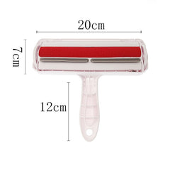 Pet Hair Remover Roller 2-Way Removing Dog Cat Hair From forniture Self-cleaning Lint Pet Hair Remover One Hand Operat