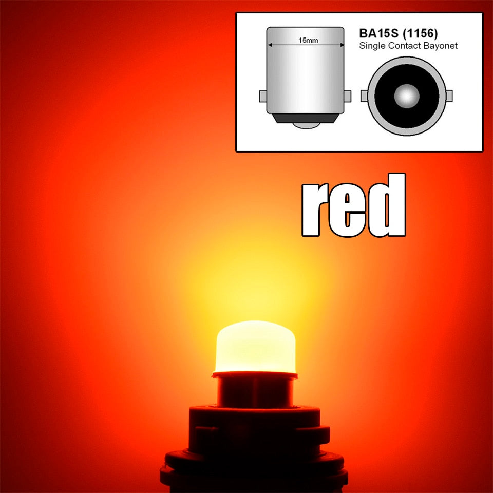  Sidaqi 2PCS Red 1157 BAY15D P21/5W LED Bulbs 5630